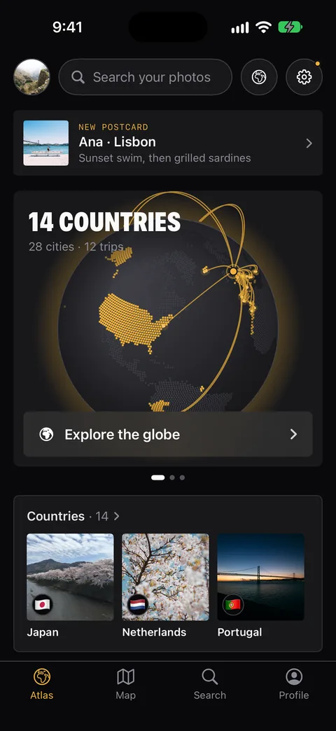 The Atlas tab in Kinetic.